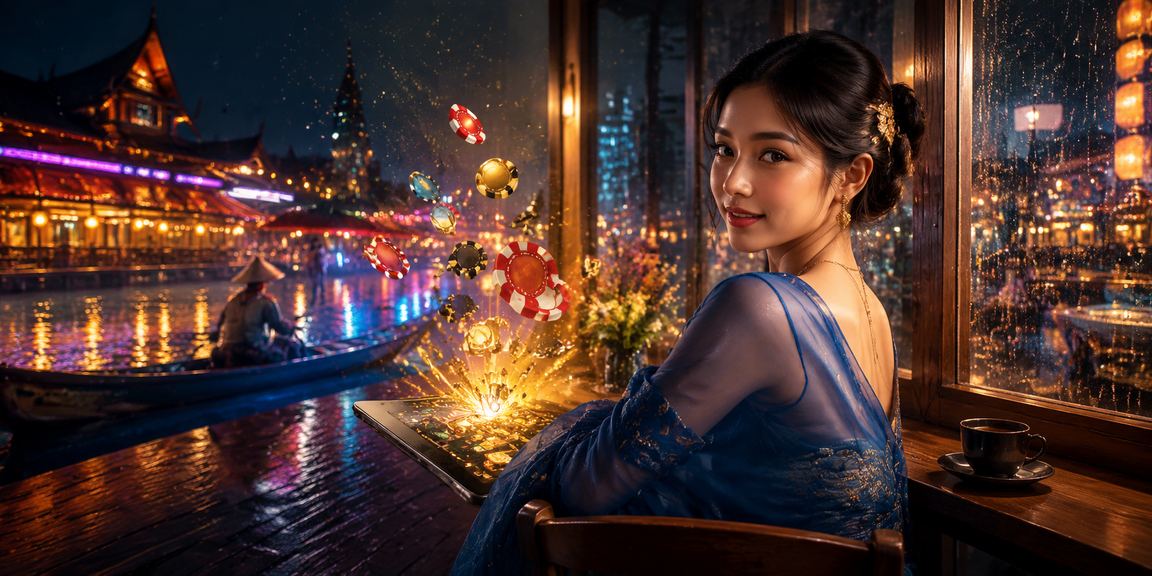 Inle ကန်မြစ်ကမ်းနား၌ အွန်လိုင်းဘားကာရာဂိမ်းကစားနေမှု